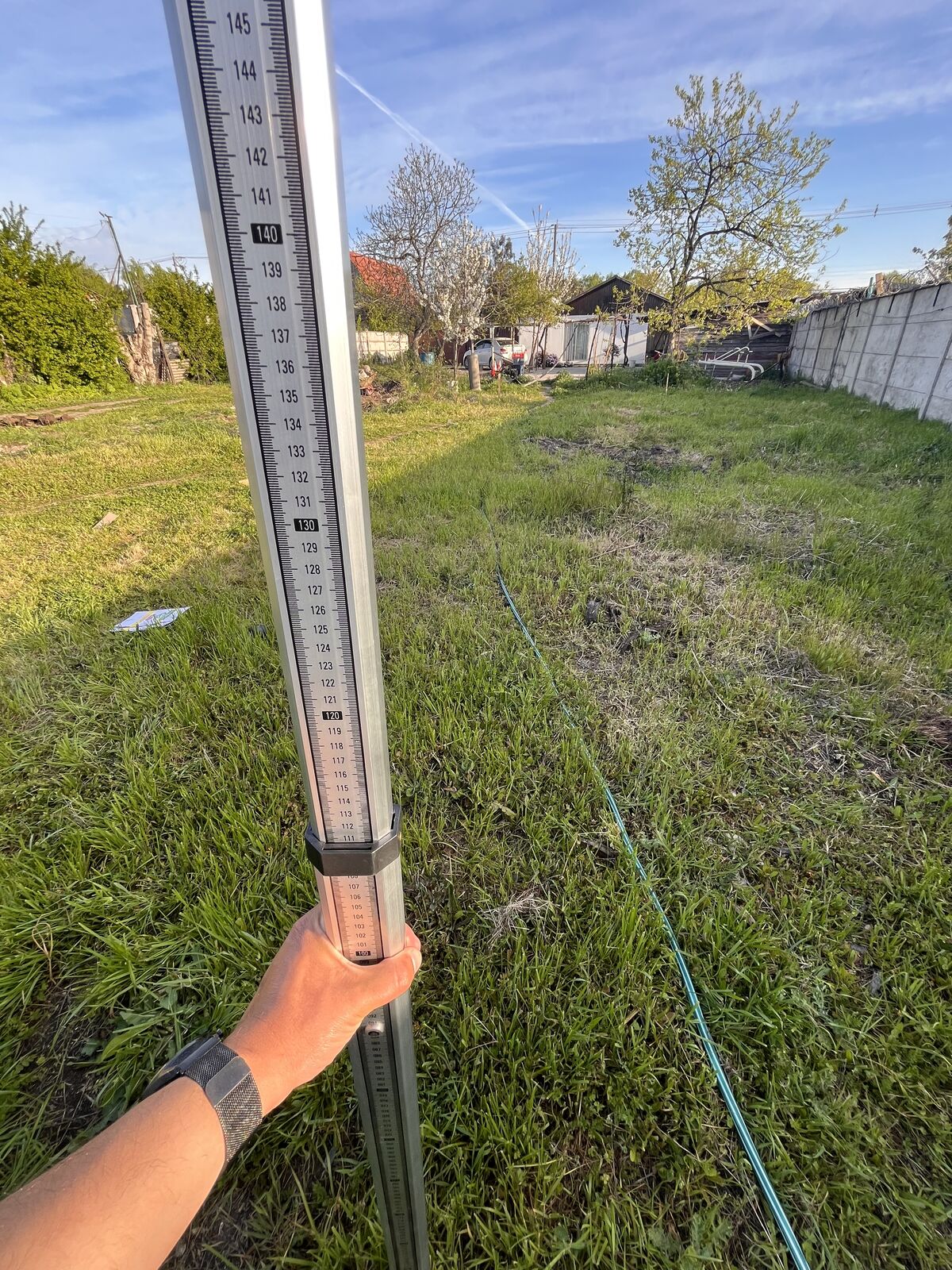 Levantamiento topográfico y replanteo de terreno para vivienda unifamiliar en Talca